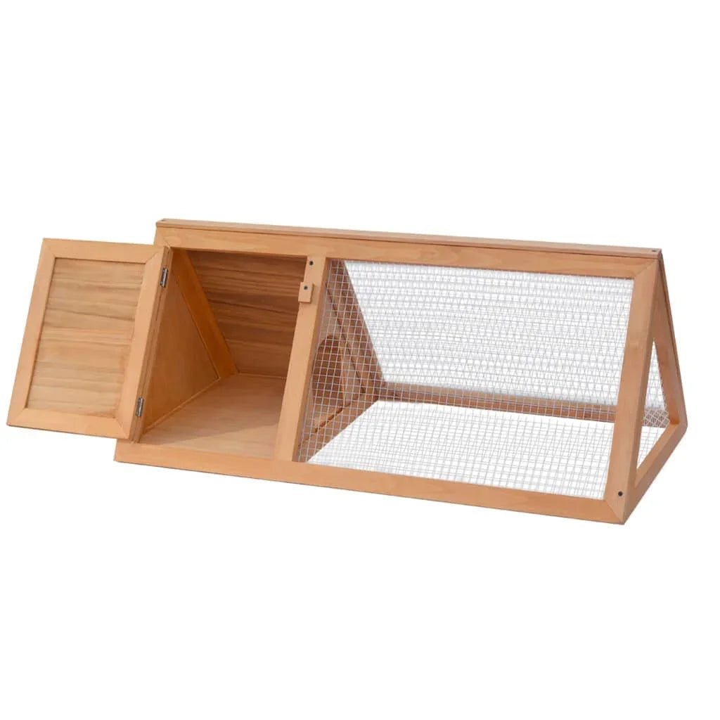 Cage à lapin nain d'intérieur en bois massif - La cage à Lapin