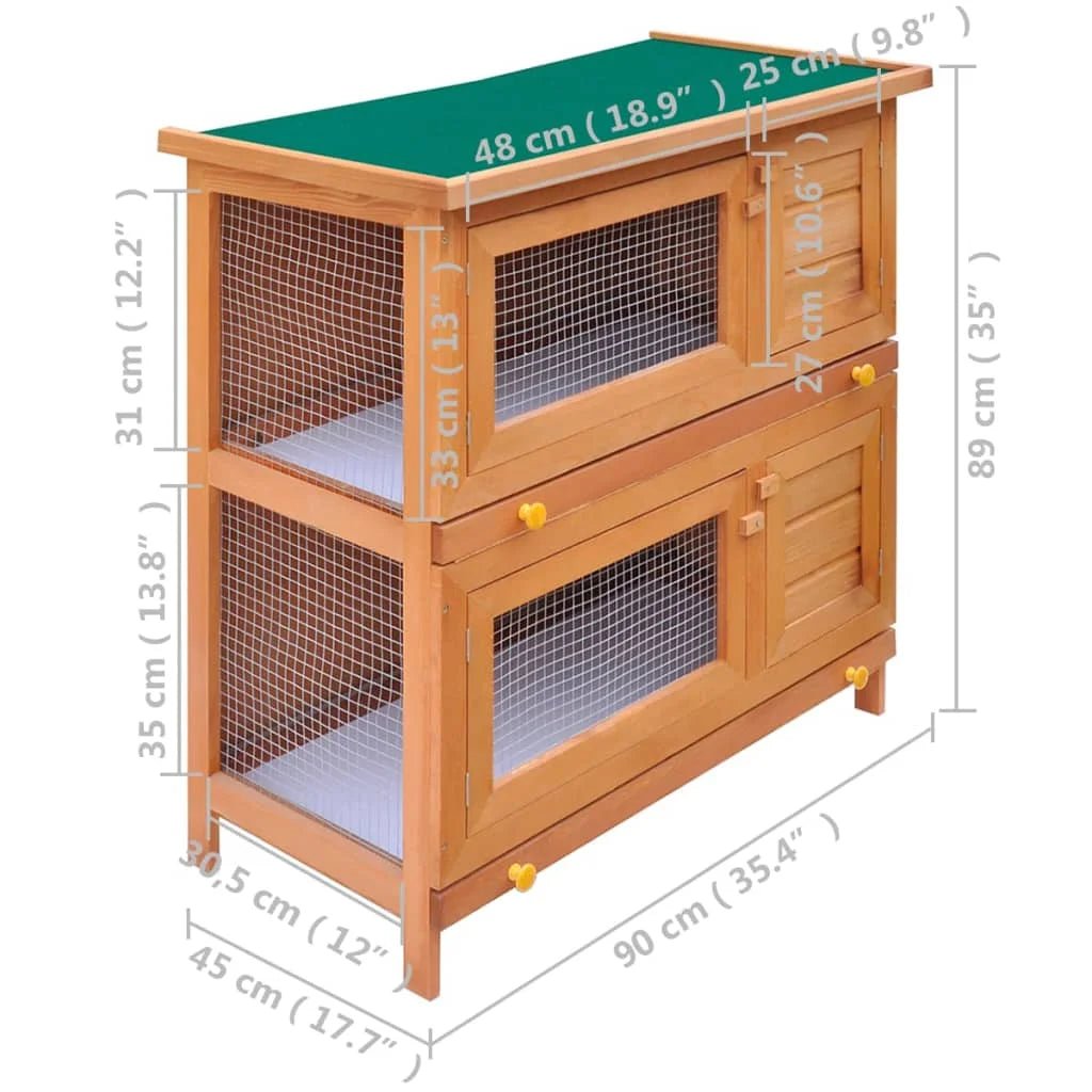 Clapier double - La cage à Lapin