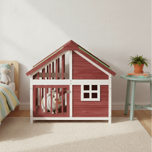 Cabane en bois - La cage à Lapin