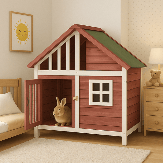 Cabane en bois - La cage à Lapin