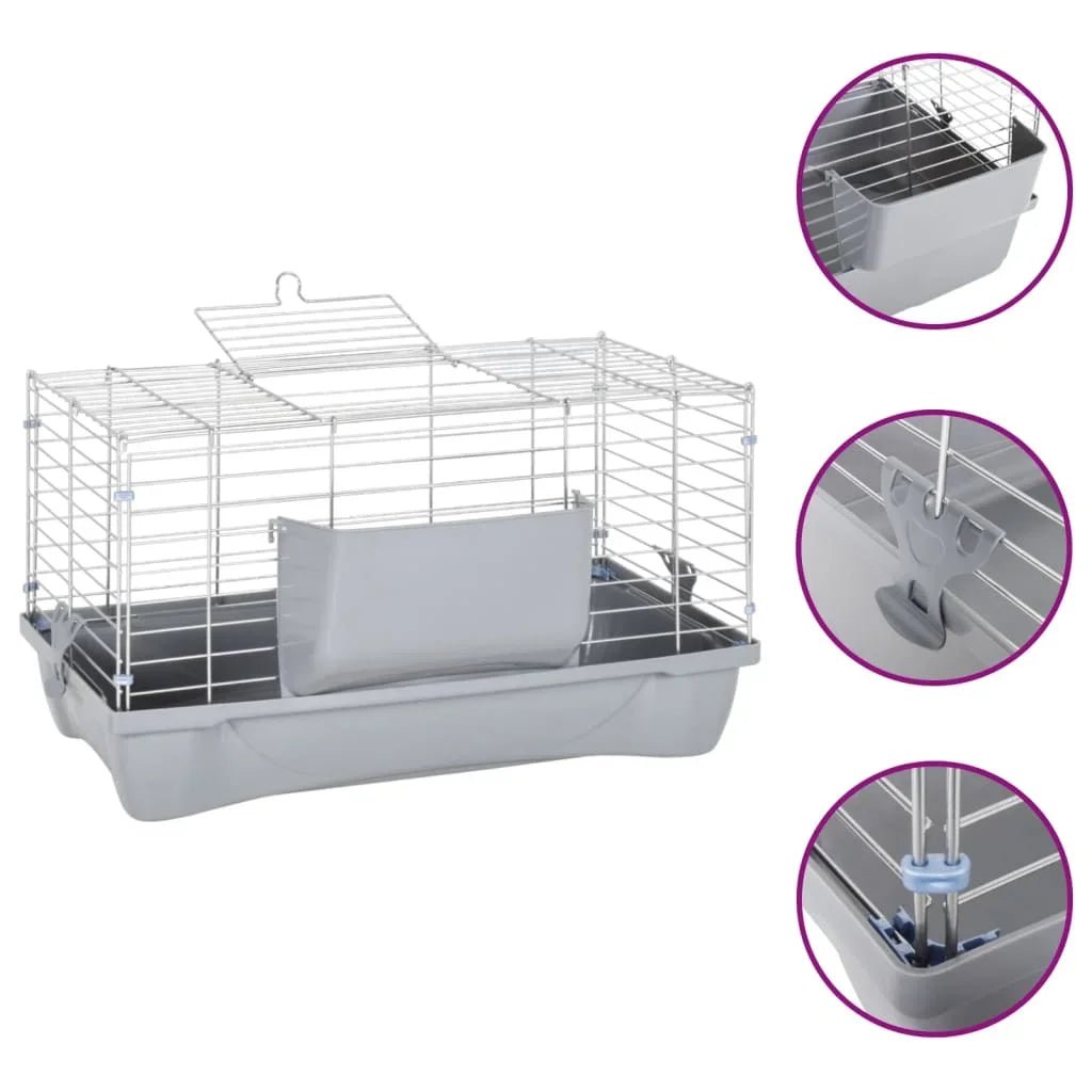 Cage à lapin d'intérieur 60cm - La cage à Lapin