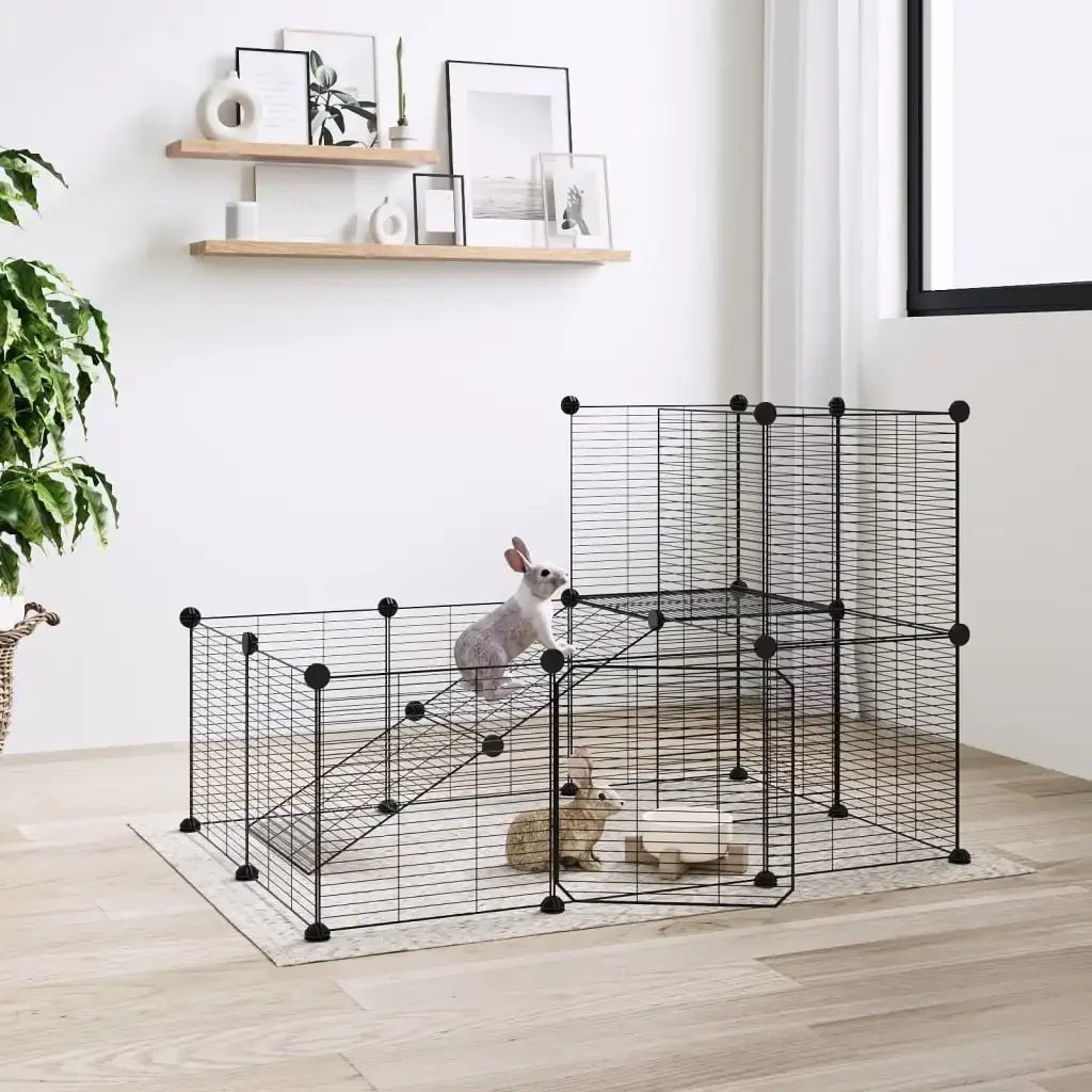 Cage à lapin d'intérieur en acier - La cage à Lapin