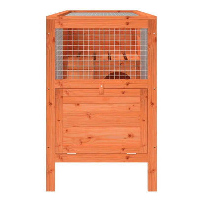 Cage à lapin d'intérieur en bois massif - La cage à Lapin