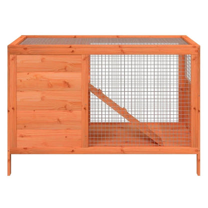 Cage à lapin d'intérieur en bois massif - La cage à Lapin