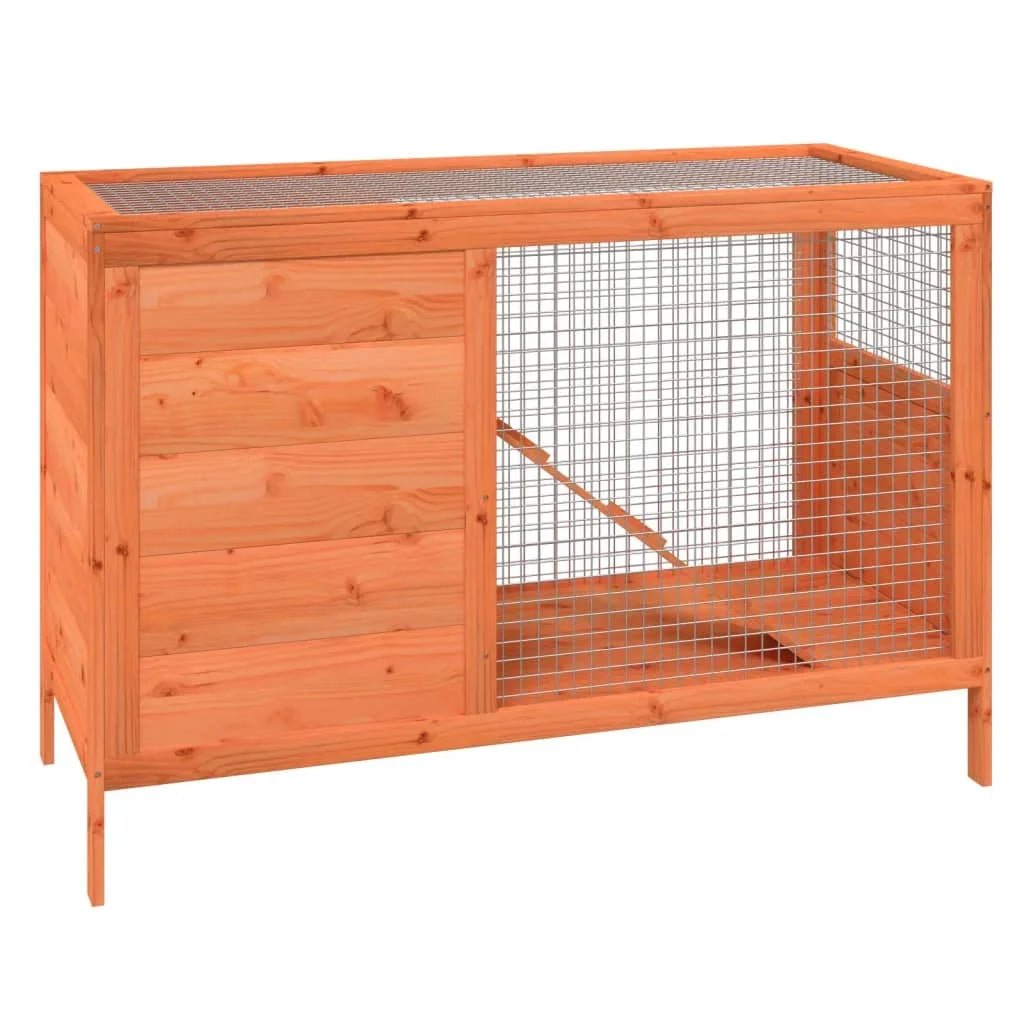 Cage à lapin d'intérieur en bois massif - La cage à Lapin
