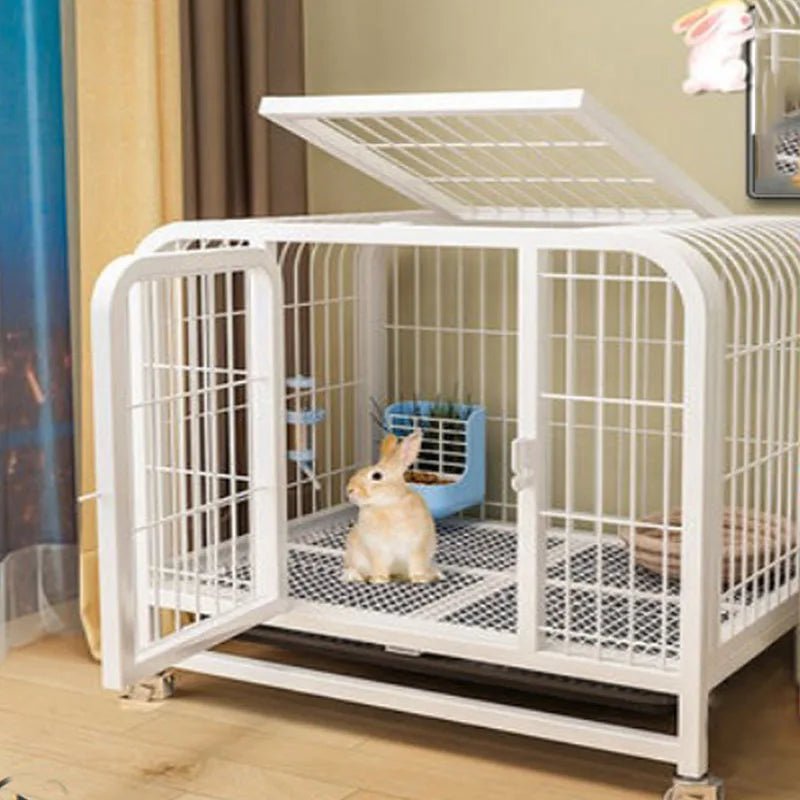 Cage à lapin d'intérieur mobile - La cage à Lapin