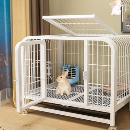 Cage à lapin d'intérieur mobile - La cage à Lapin