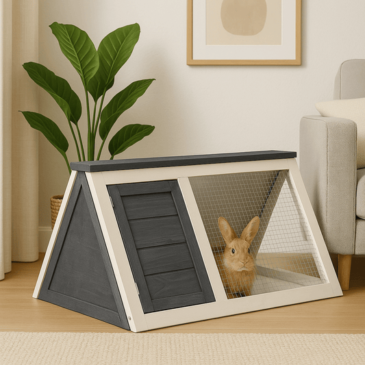 Cage à lapin nain d'intérieur design - La cage à Lapin
