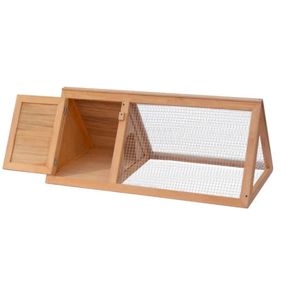 Cage à lapin nain d'intérieur en bois massif - La cage à Lapin