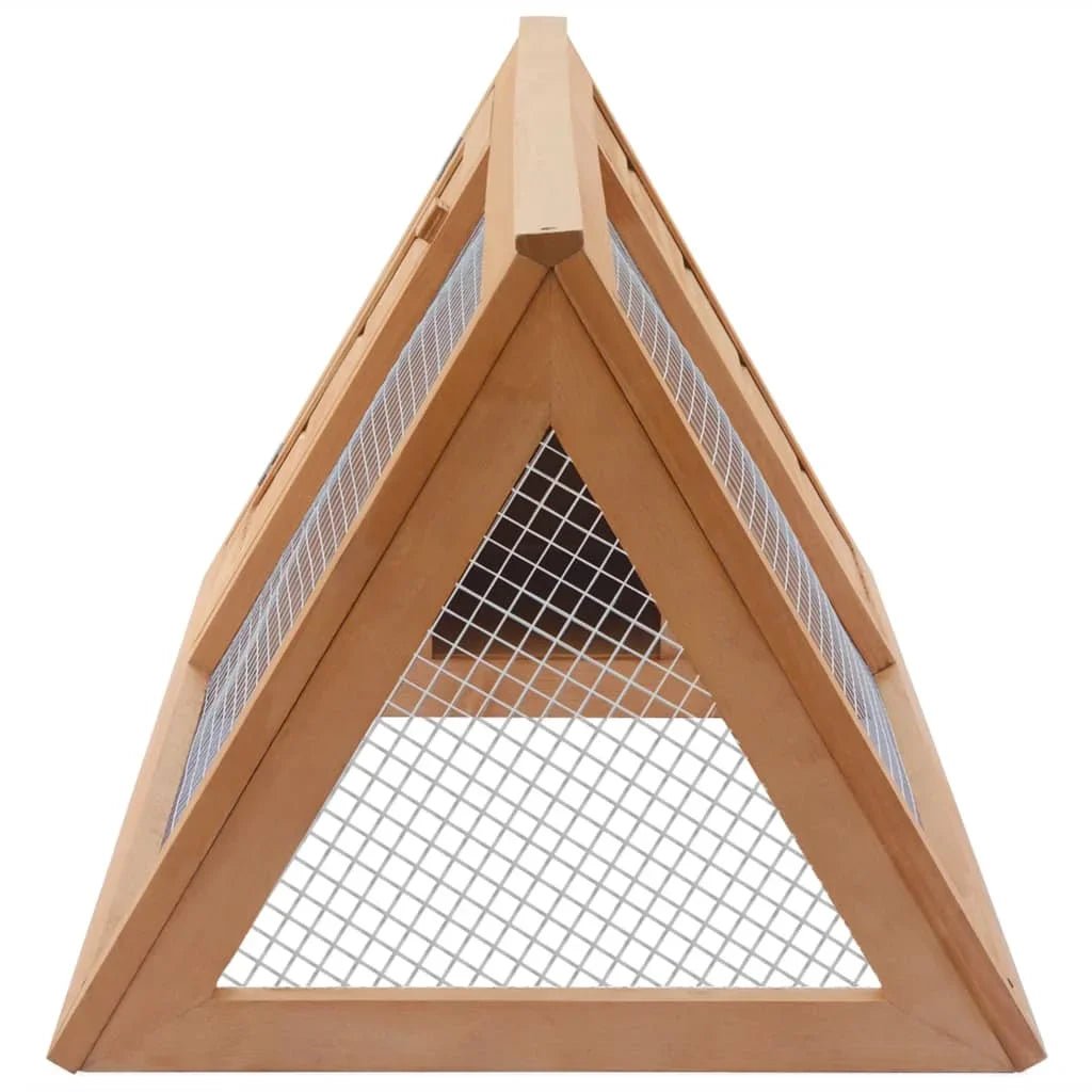 Cage à lapin nain d'intérieur en bois massif - La cage à Lapin