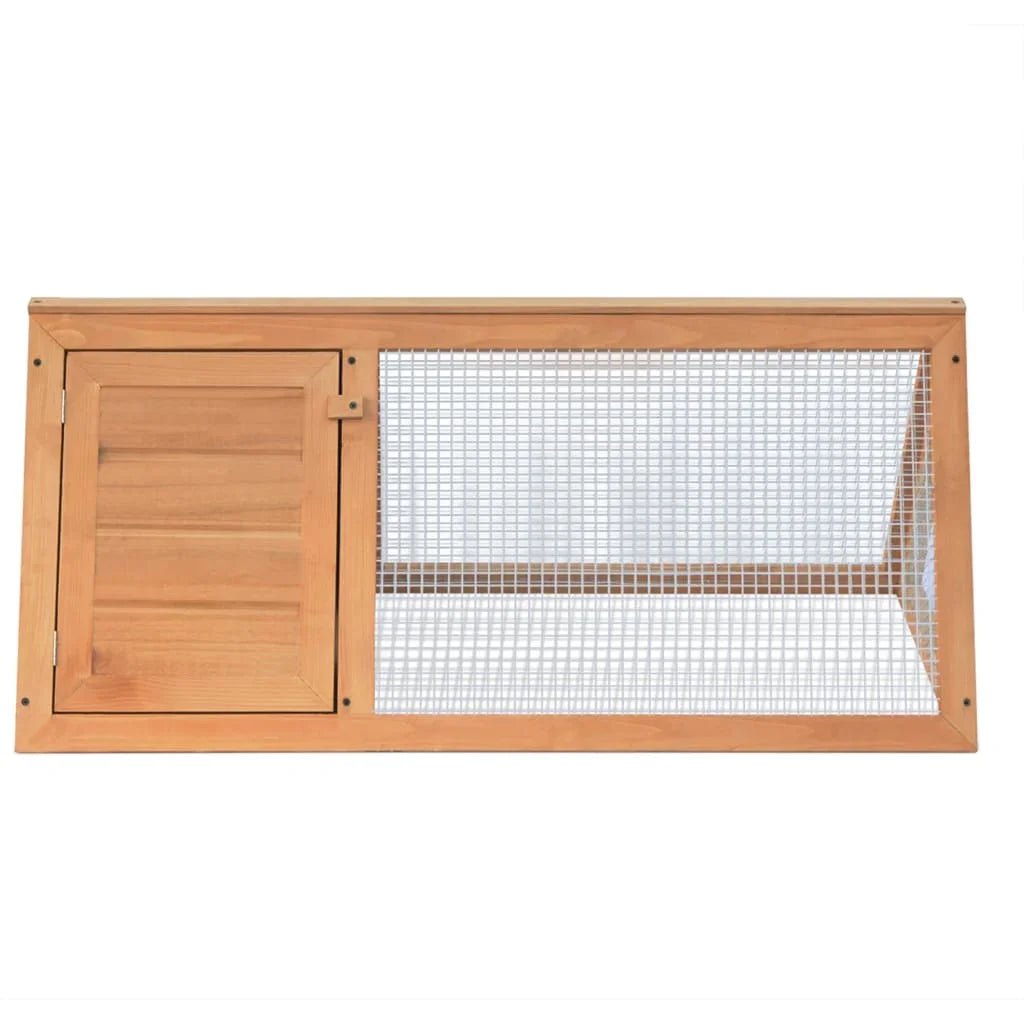 Cage à lapin nain d'intérieur en bois massif - La cage à Lapin
