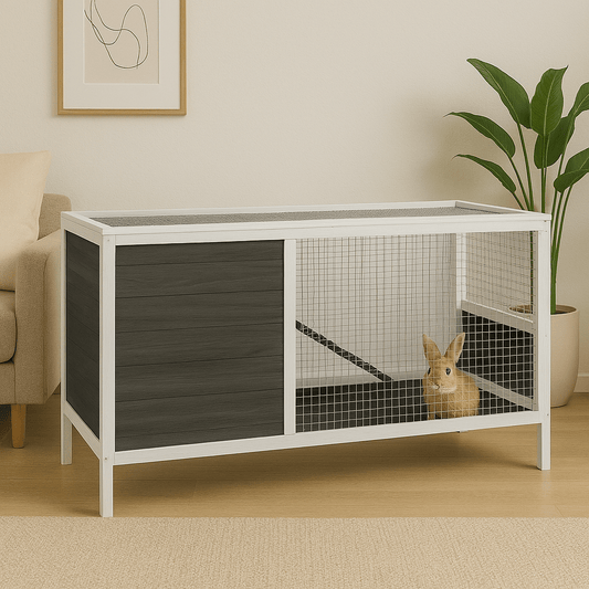 Cage à lapin nain d'intérieur - Salon - La cage à Lapin