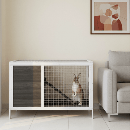 Cage à lapin nain d'intérieur - Salon - La cage à Lapin