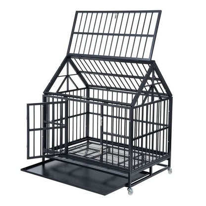 Cage extérieure avec roues - La cage à Lapin