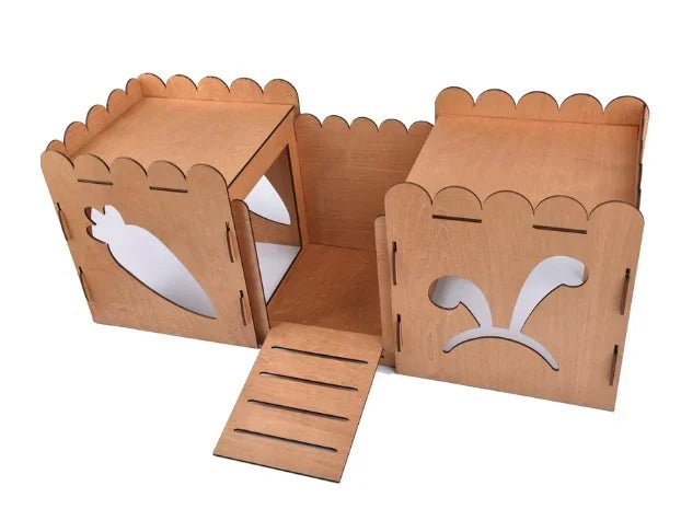 Château en bois - La cage à Lapin