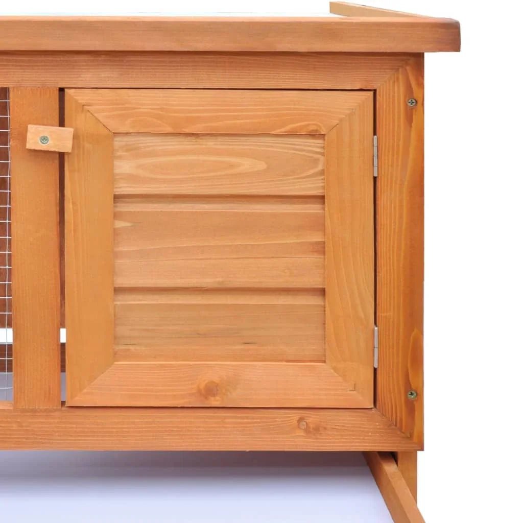 Clapier en bois pour Lapin - La cage à Lapin