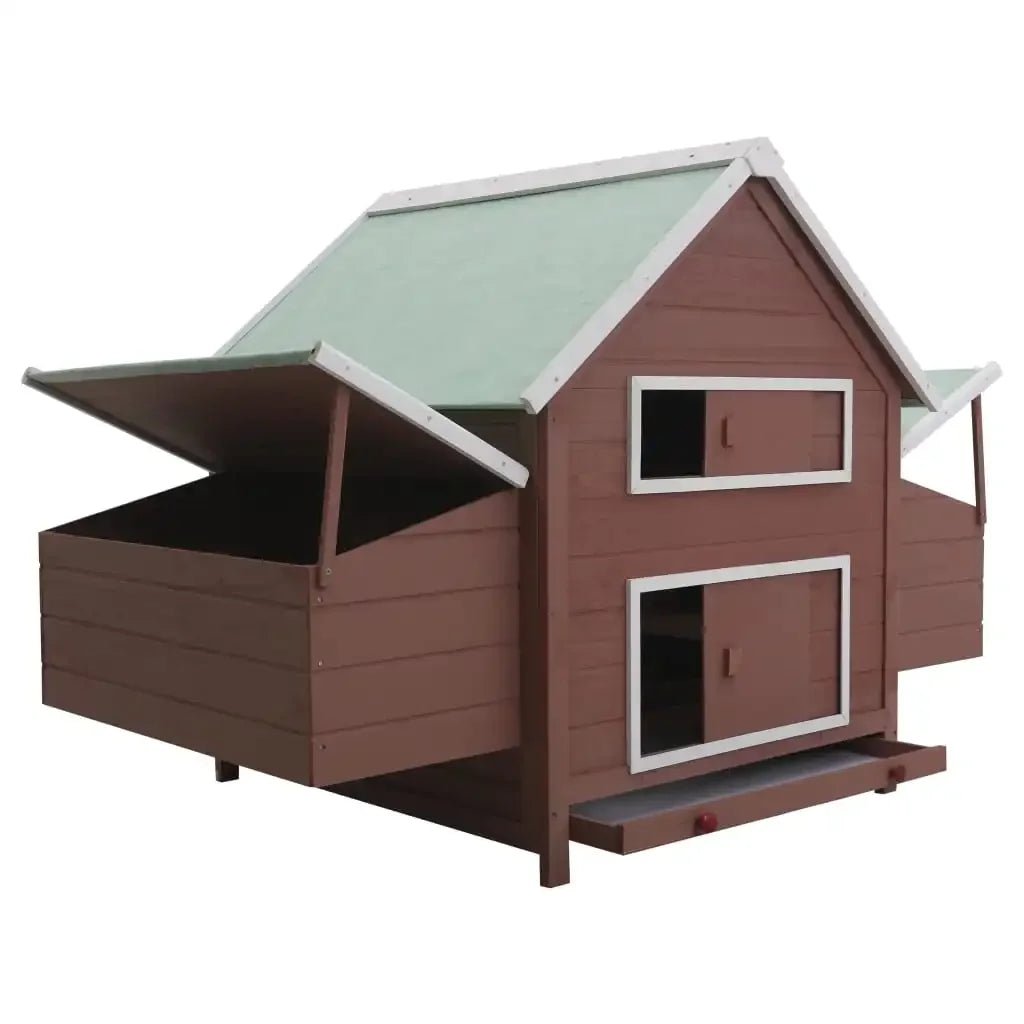Clapier lapin extérieur - Chalet - La cage à Lapin