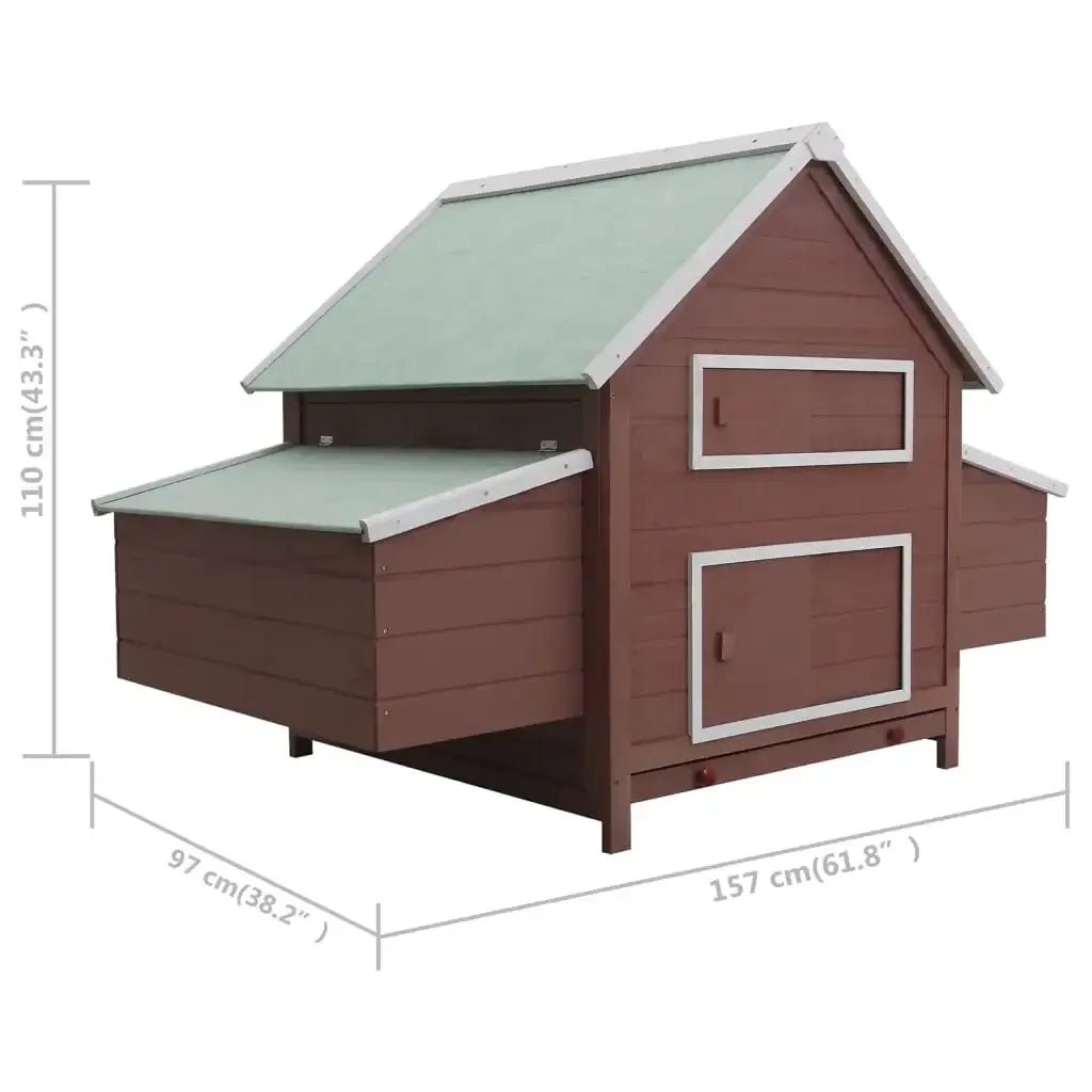 Clapier lapin extérieur - Chalet - La cage à Lapin