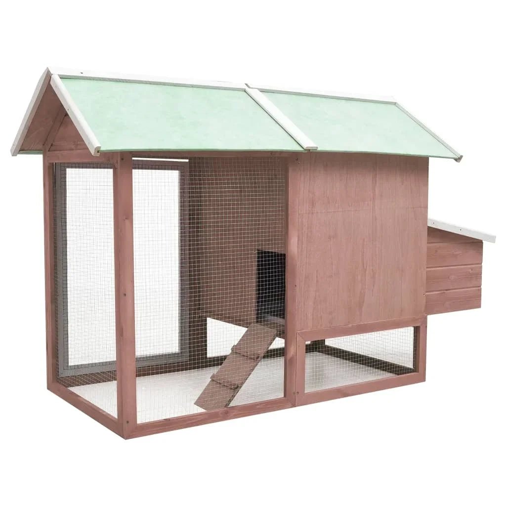Clapier lapin extérieur - Double - La cage à Lapin