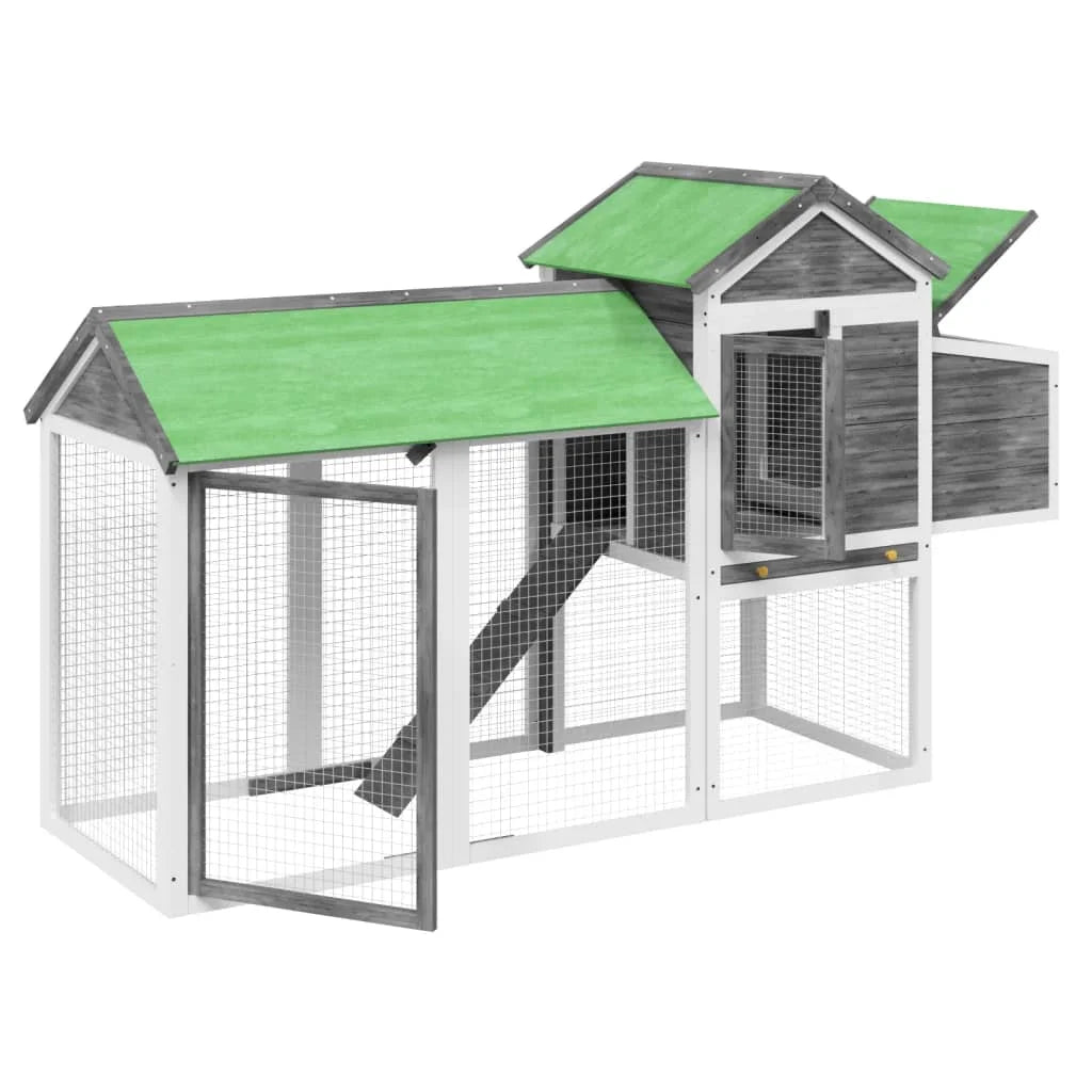 Clapier lapin extérieur - maison double - La cage à Lapin