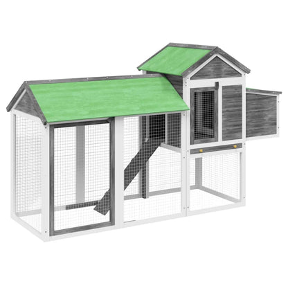 Clapier lapin extérieur - maison double - La cage à Lapin