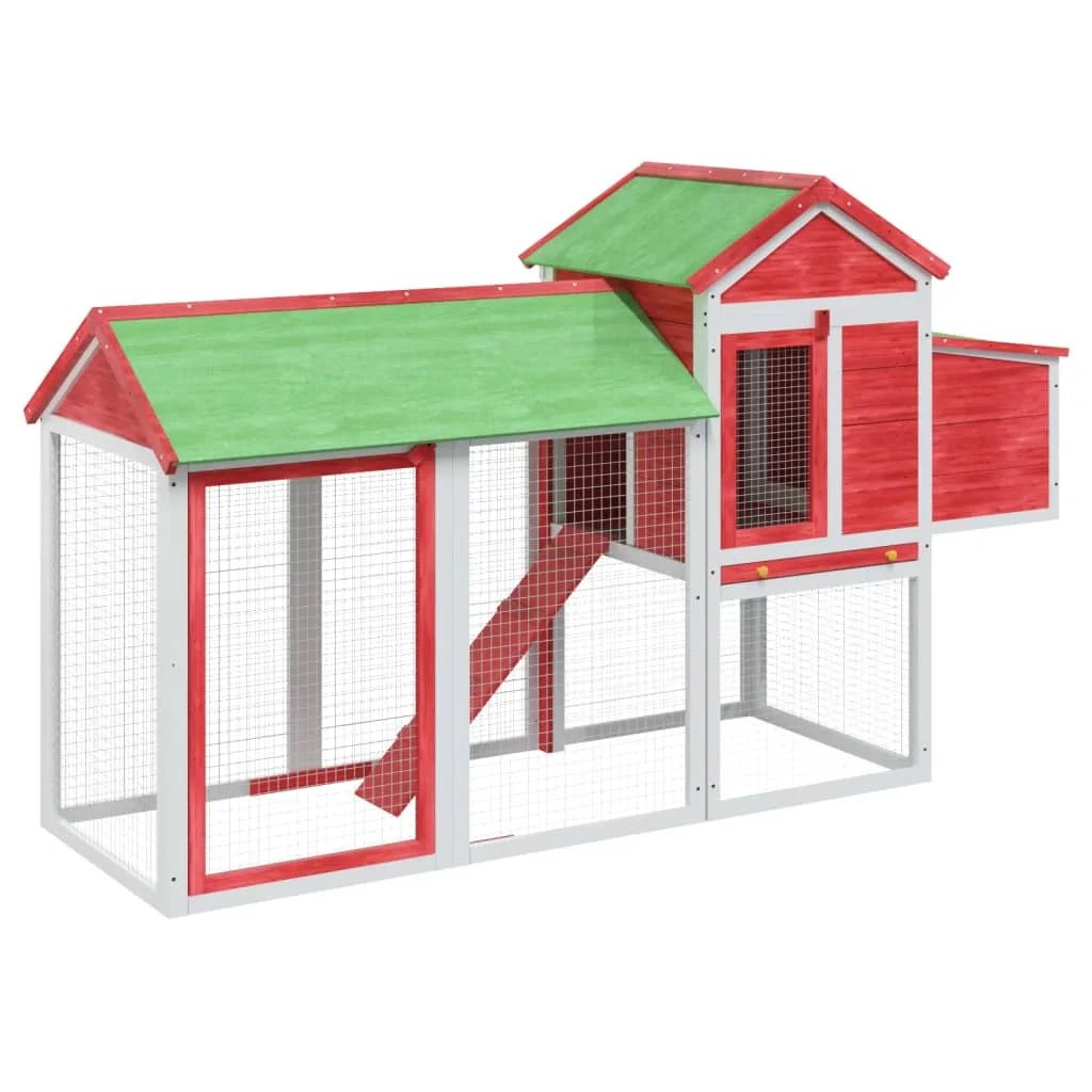 Clapier lapin extérieur - maison double - La cage à Lapin