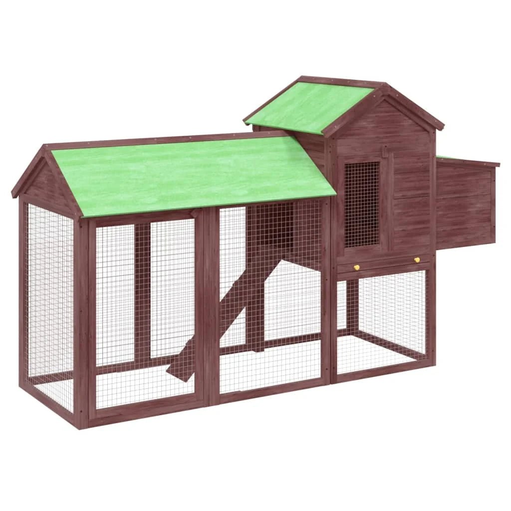 Clapier lapin extérieur - maison double - La cage à Lapin