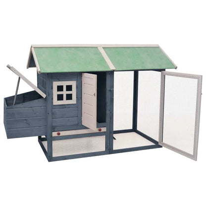 Clapier lapin extérieur - toit vert - La cage à Lapin