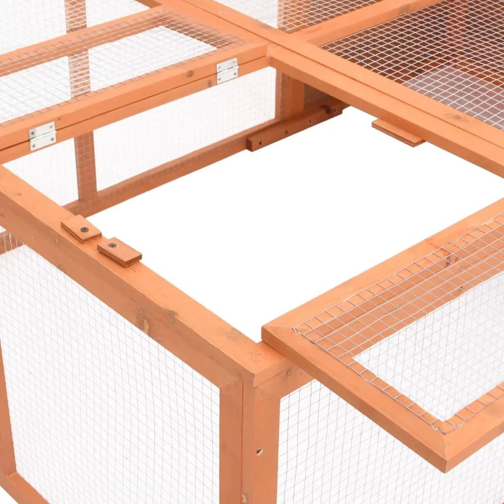 Clapier XXL en bois - La cage à Lapin