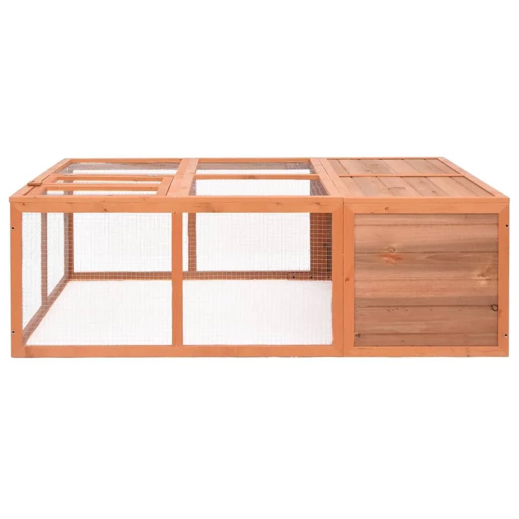 Clapier XXL en bois - La cage à Lapin