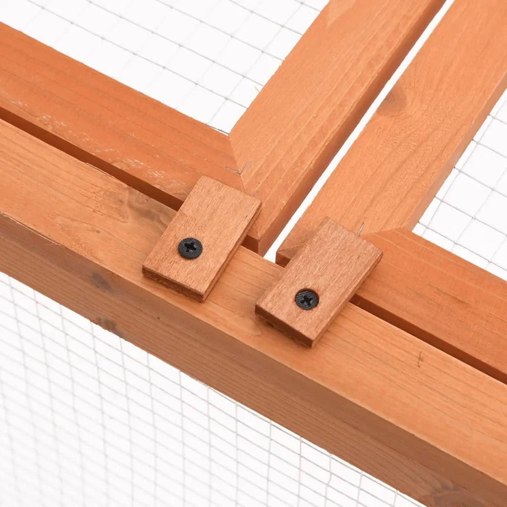 Clapier XXL en bois - La cage à Lapin