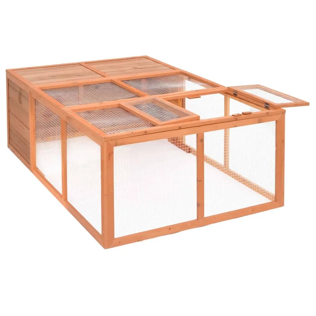 Clapier XXL en bois - La cage à Lapin