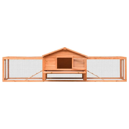 Clapier XXL en bois à deux niveaux - La cage à Lapin