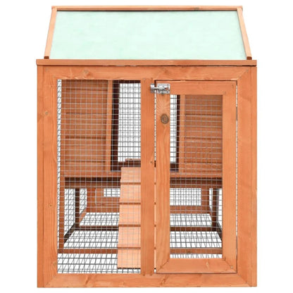 Clapier XXL en bois à deux niveaux - La cage à Lapin