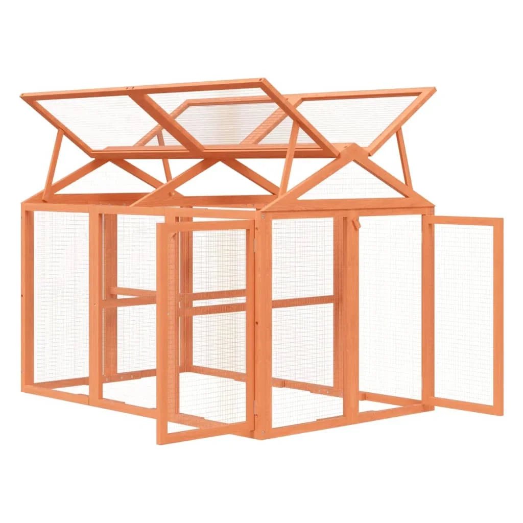 Enclos d’élevage professionnel en bois - La cage à Lapin
