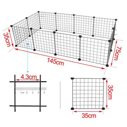 Enclos modulable en métal - La cage à Lapin