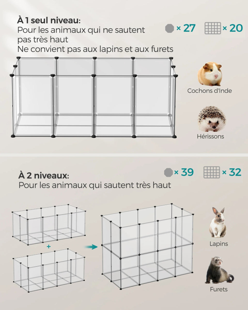Enclos modulable pas cher - La cage à Lapin