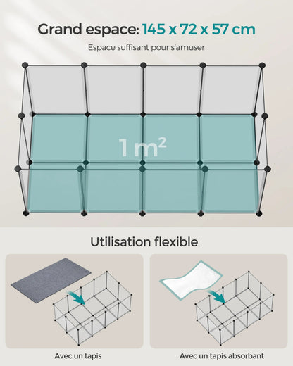 Enclos modulable pas cher - La cage à Lapin