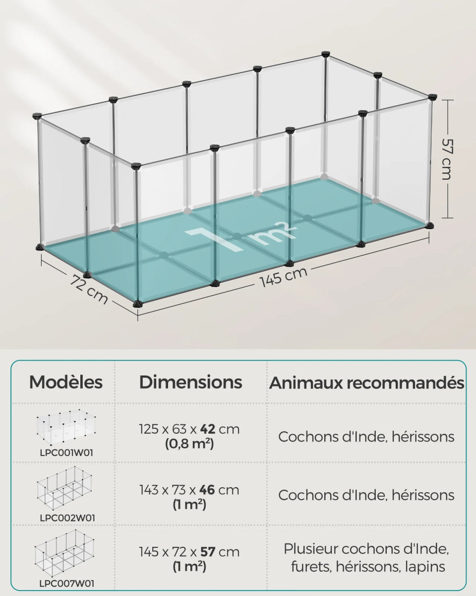 Enclos modulable pas cher - La cage à Lapin