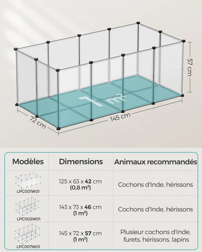 Enclos modulable pas cher - La cage à Lapin