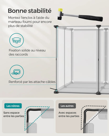 Enclos modulable pas cher - La cage à Lapin