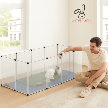 Enclos modulable pas cher - La cage à Lapin