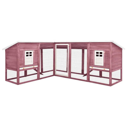 Grand clapier en bois avec toit imperméable - La cage à Lapin