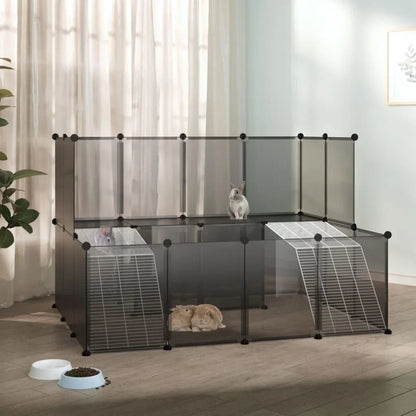 Grande Cage à lapin d'intérieur - Enclos - La cage à Lapin