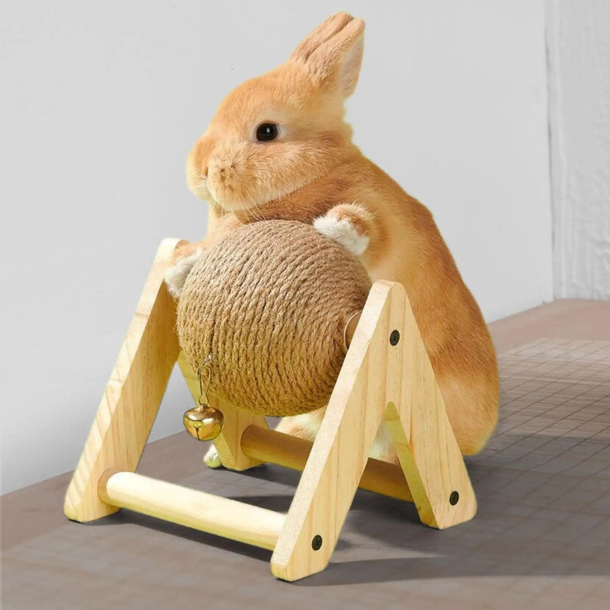 Jouet à gratter - La cage à Lapin