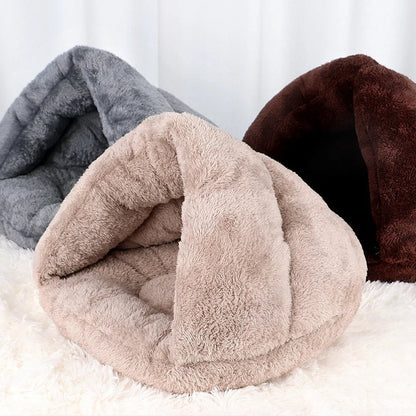 Lit chaud en peluche - La cage à Lapin