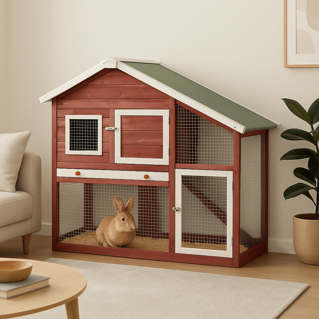 Maison en bois - La cage à Lapin