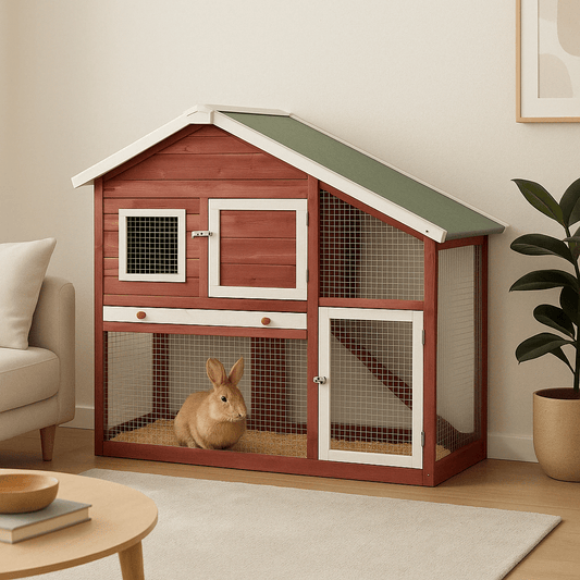 Maison en bois - La cage à Lapin