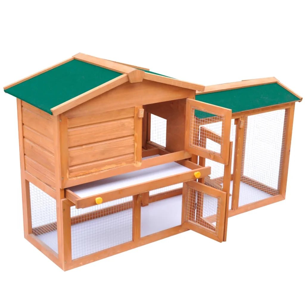 Maison en bois à niveaux - La cage à Lapin