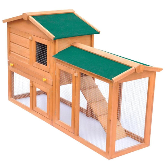 Maison en bois à niveaux - La cage à Lapin